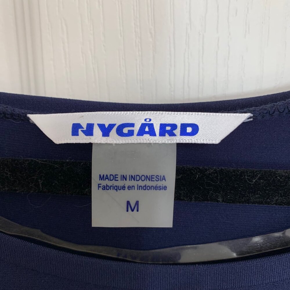 Nygard Navy Blue Top Tunic Size Medium New With Tags - Picture 3 of 5